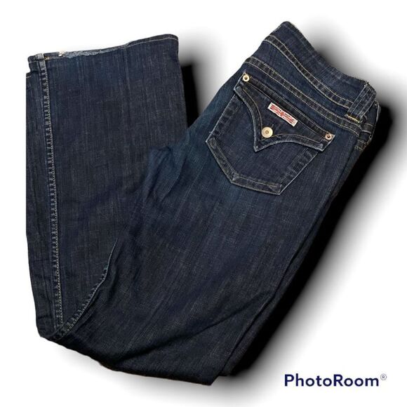 HUDSON Indigo Jeans w/Flap Back Pockets - Picture 2 of 4
